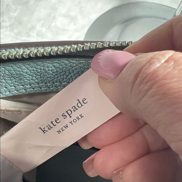 Kate Spade Leather Margaux Med Convertible Crossbody - Hazy Blue - Picture 11 of 14